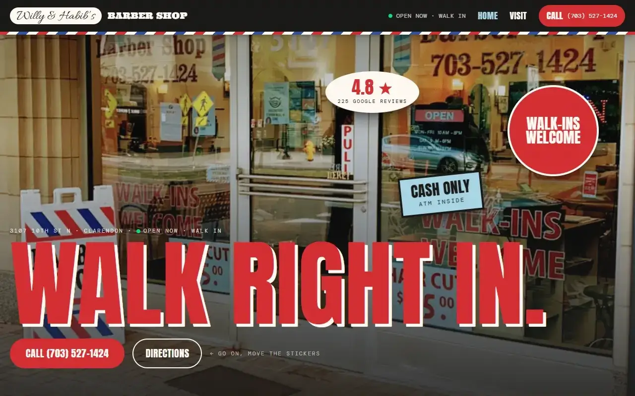Willy & Habib's — website built by H2
